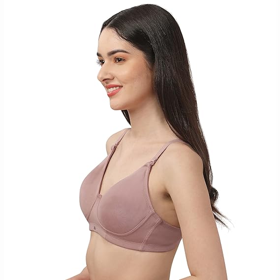 SOIE Everyday Cotton T-Shirt Bra – Non-Padded, Non-Wired, Full Coverage